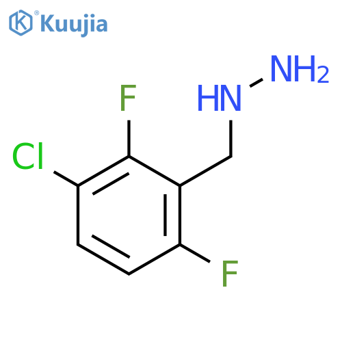 (3-chloro-2,6-difluorophenyl)methylhydrazine structure