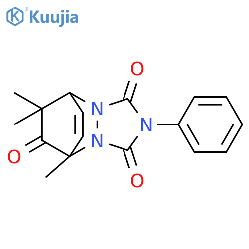 5,8-Ethano-1H-[1,2,4]triazolo[1,2-a]pyridazine-1,3,10(2H)-trione, 5,8-dihydro-8,11,11-trimethyl-2-phenyl- structure