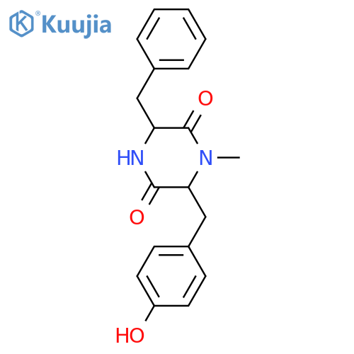 Cyclo(phenylalanyltyrosyl); (3S,6S)-form, N1-Me structure
