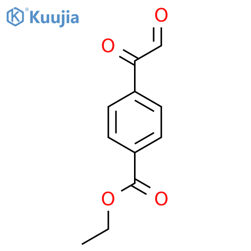 4-(2-Oxo-acetyl)-benzoic acid ethyl ester structure