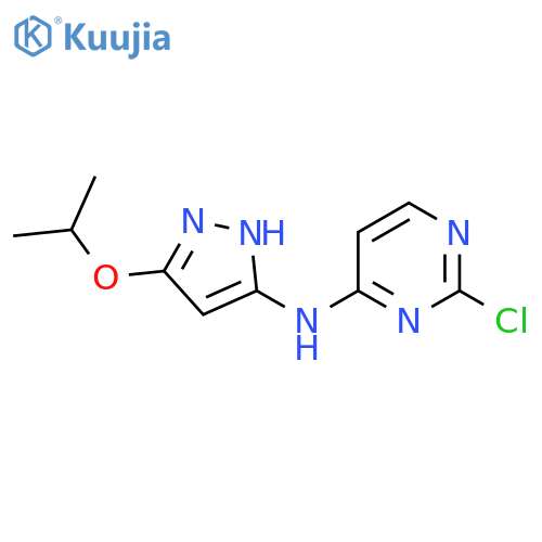 4-Pyrimidinamine, 2-chloro-N-[5-(1-methylethoxy)-1H-pyrazol-3-yl]- structure
