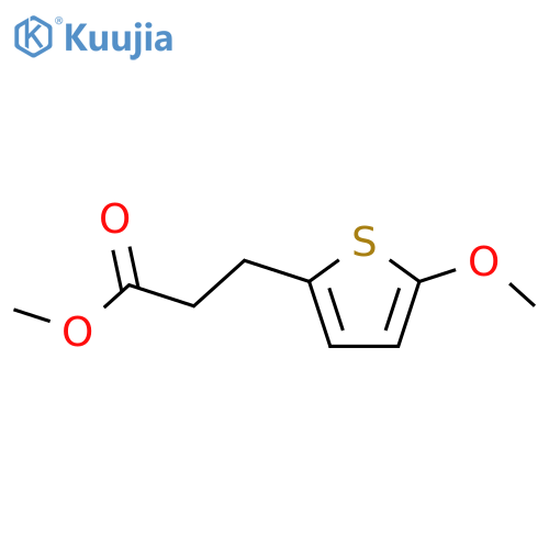 Methyl 3-(5-methoxythiophen-2-yl)propanoate structure