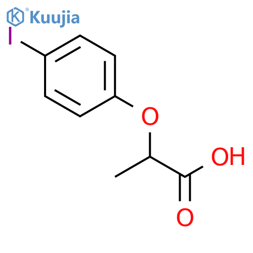 Propanoic acid, 2-(4-iodophenoxy)-, (R)- structure