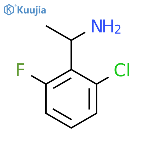 (1S)-1-(2-chloro-6-fluorophenyl)ethan-1-amine structure