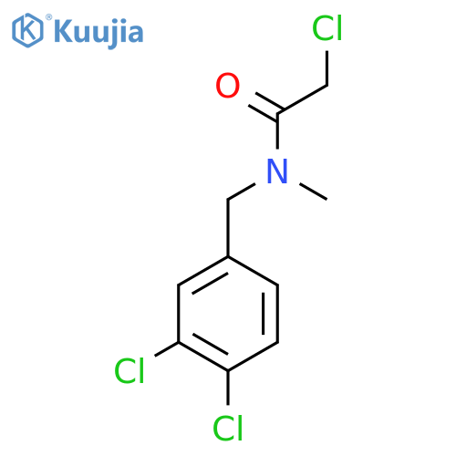 2-Chloro-N-(3,4-dichlorophenyl)methyl-N-methylacetamide structure
