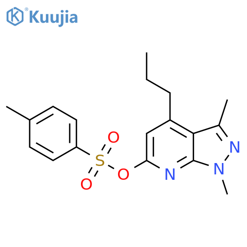 1,3-Dimethyl-4-propyl-1H-pyrazolo3,4-bpyridin-6-yl 4-Methylbenzene-1-sulfonate structure