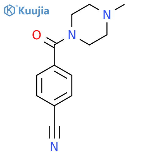 4-(4-Methylpiperazine-1-carbonyl)benzonitrile structure