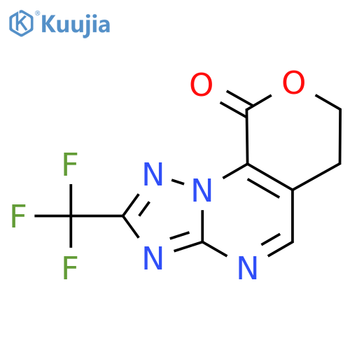4-(Trifluoromethyl)-12-oxa-2,3,5,7-tetraazatricyclo7.4.0.0,2,6trideca-1(9),3,5,7-tetraen-13-one structure