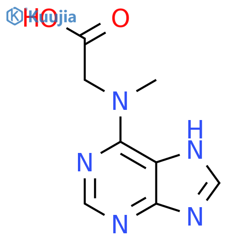 2-Methyl(7H-purin-6-yl)aminoacetic Acid structure