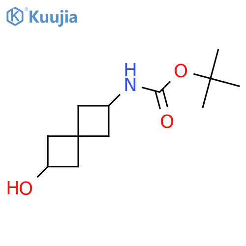 tert-butyl N-{6-hydroxyspiro[3.3]heptan-2-yl}carbamate structure