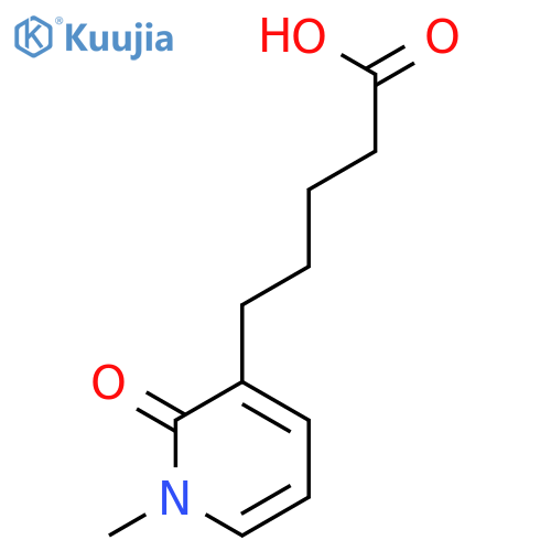 3-Pyridinepentanoic acid, 1,2-dihydro-1-methyl-2-oxo- structure
