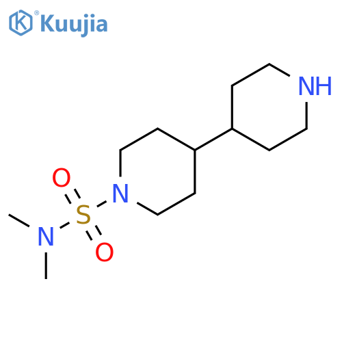 N,N-Dimethyl-4,4'-bipiperidine-1-sulfonamide structure