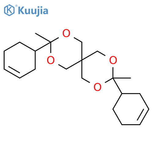2,4,8,10-Tetraoxaspiro[5.5]undecane, 3,9-di-3-cyclohexen-1-yl-3,9-dimethyl- structure