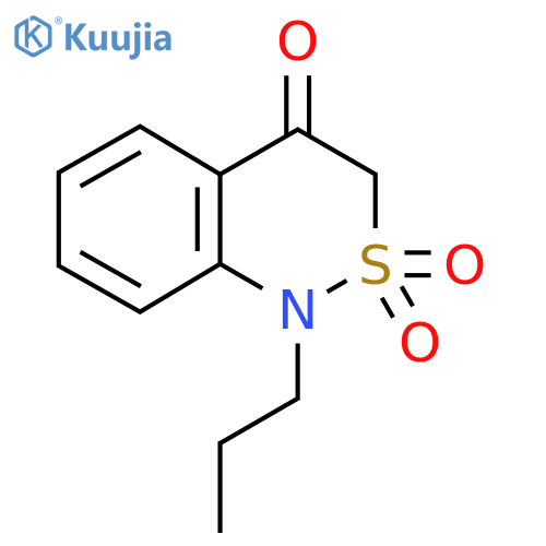 1-Propyl-1H-benzo[c][1,2]thiazin-4(3H)-one 2,2-dioxide structure