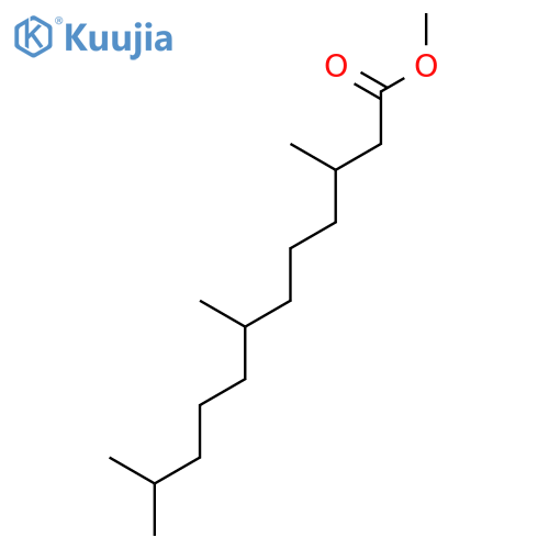 Methyl 3,7,11-trimethyldodecanoate structure