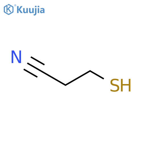3-sulfanylpropanenitrile structure