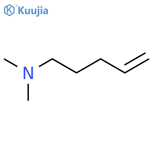 N,n-dimethylpent-4-en-1-amine structure