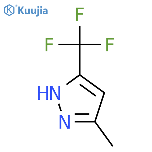 5-Methyl-3-(trifluoromethyl)-1H-pyrazole structure