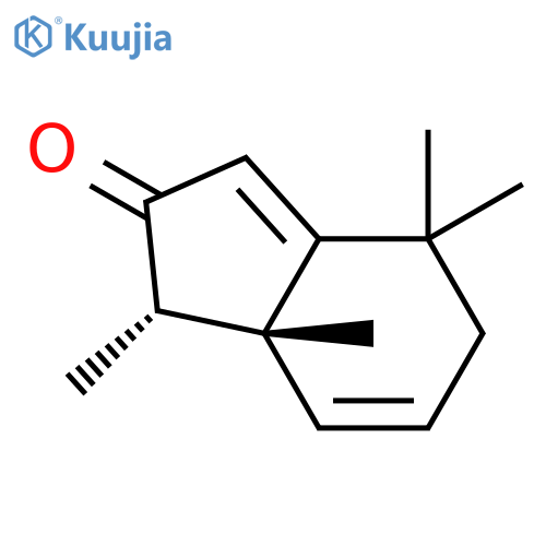 2H-Inden-2-one, 1,4,5,7a-tetrahydro-1,4,4,7a-tetramethyl-, trans- structure