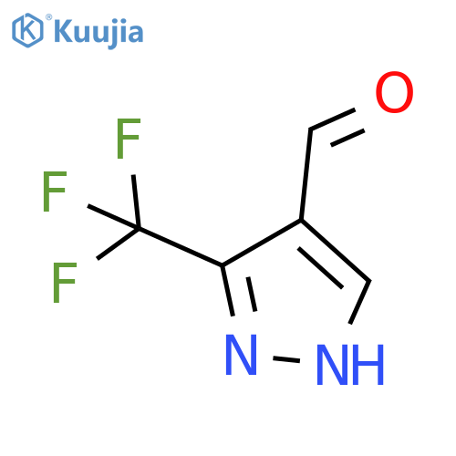 3-(Trifluoromethyl)-1H-pyrazole-4-carbaldehyde structure