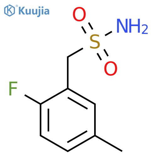 (2-Fluoro-5-methylphenyl)methanesulfonamide structure