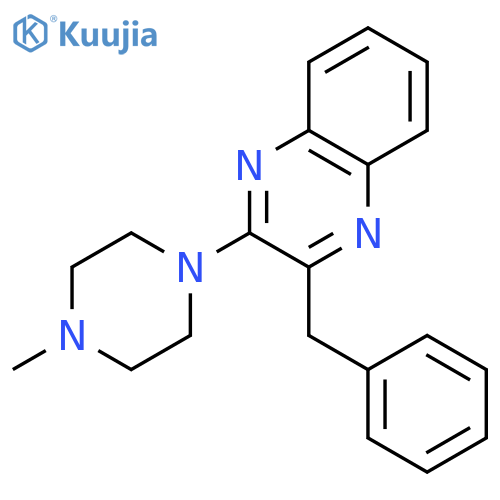 3-Benzyl-2-(4-methylpiperazinyl)-quinoxaline structure