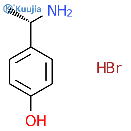 (S)-1-(4-Hydroxyphenyl)ethylamine Bromide Salt structure