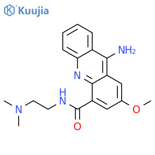 4-Acridinecarboxamide,9-amino-N-[2-(dimethylamino)ethyl]-2-methoxy- structure