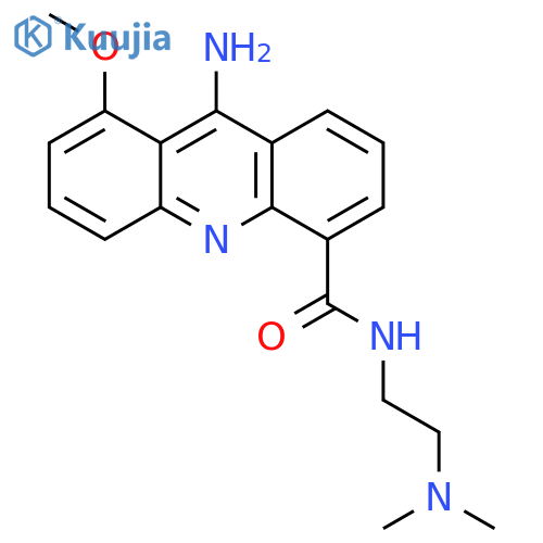 4-Acridinecarboxamide,9-amino-N-[2-(dimethylamino)ethyl]-8-methoxy- structure