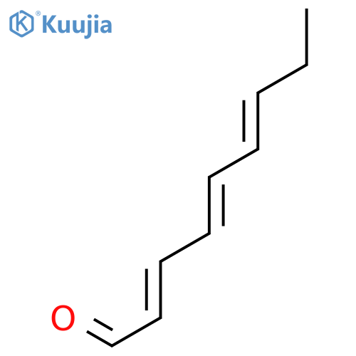 (2E,4E,6Z)-2,4,6-Nonatrienal (~80%) structure
