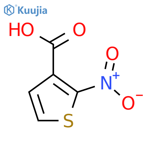 3-Thiophenecarboxylic acid, 2-nitro- structure