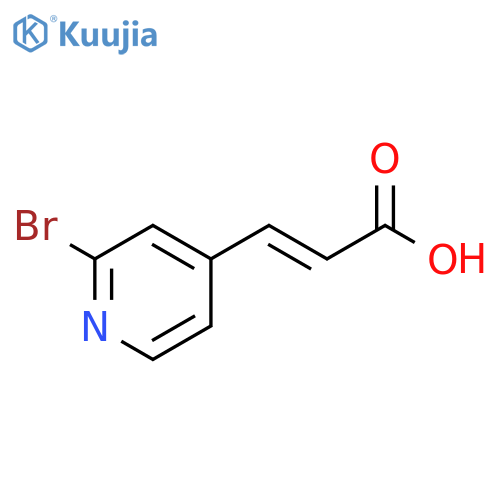 3-(2-Bromo-4-pyridinyl)acrylic acid structure