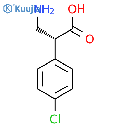(S)-3-Amino-2-(4-chloro-phenyl)-propionic acid structure