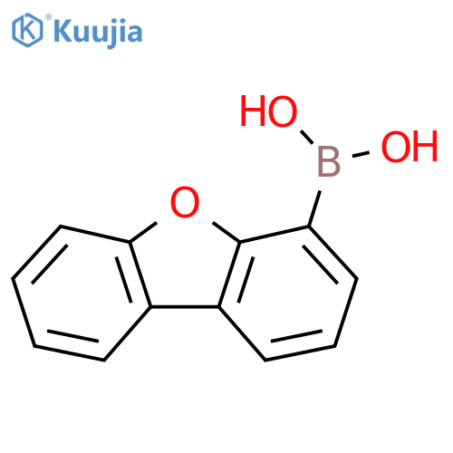 Dibenzofuran-4-boronic acid structure