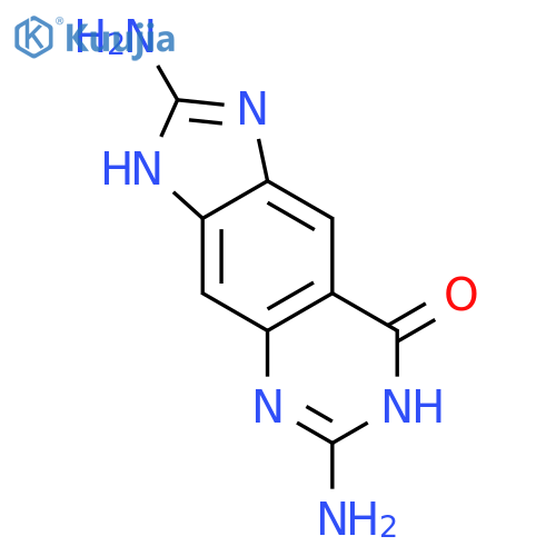2,6-diamino-3,7-dihydro-8H-Imidazo[4,5-g]quinazolin-8-one structure