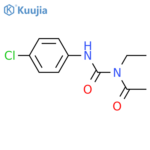 Acetamide, N-[[(4-chlorophenyl)amino]carbonyl]-N-ethyl- structure