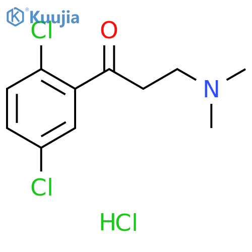 1-(2,5-dichlorophenyl)-3-(diMethylaMino)propan-1-one HCl structure