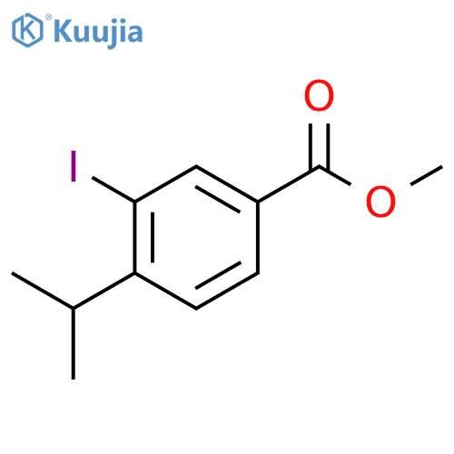Methyl 3-iodo-4-isopropylbenzoate structure