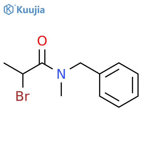 N-Benzyl-2-bromo-N-methylpropanamide structure