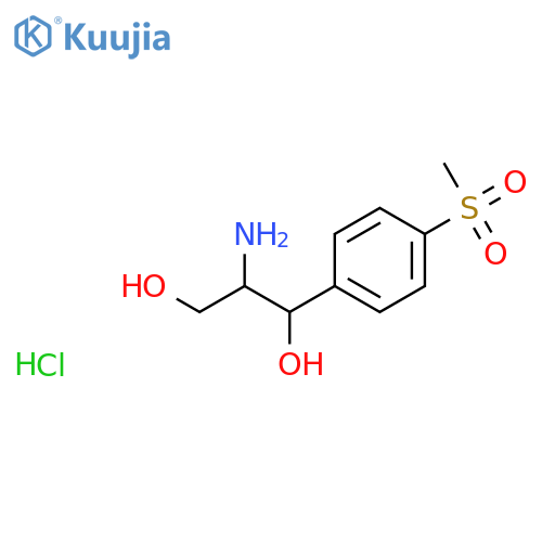 2-Amino-1-[4-(methylsulfonyl)phenyl]-1,3-propanediol hydrochloride structure