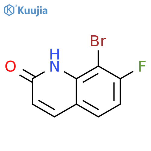 8-Bromo-7-fluoroquinolin-2(1H)-one structure