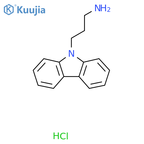 3-(9H-carbazol-9-yl)propan-1-amine hydrochloride structure