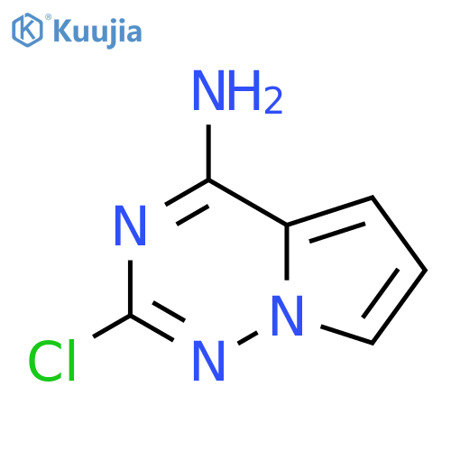 2-Chloropyrrolo[2,1-f][1,2,4]triazin-4-amine structure