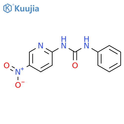 3-(5-nitropyridin-2-yl)-1-phenylurea structure