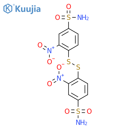Benzenesulfonamide,4,4'-dithiobis[3-nitro- (6CI,9CI) structure