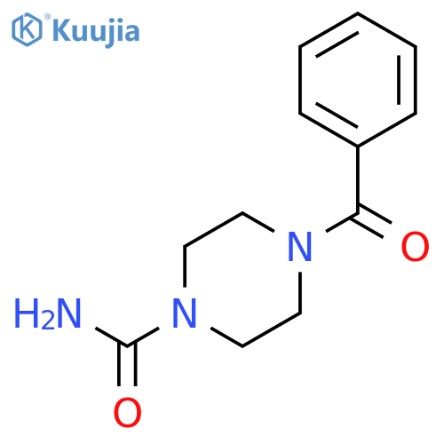 4-Benzoyl-piperazine-1-carboxylic Acid Amide structure