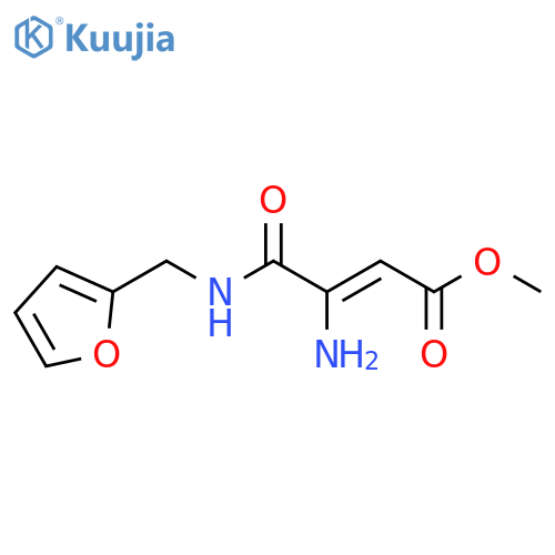 methyl (2Z)-3-amino-3-{[(furan-2-yl)methyl]carbamoyl}prop-2-enoate structure