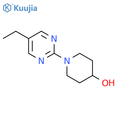 1-(5-Ethyl-2-pyrimidinyl)-4-piperidinol structure