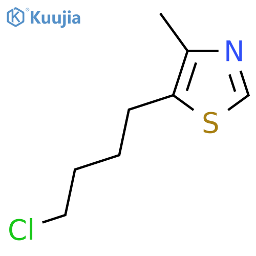 5-(4-Chlorobutyl)-4-methyl-1,3-thiazole structure