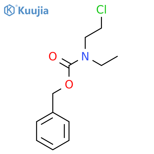 benzyl N-(2-chloroethyl)-N-ethylcarbamate structure